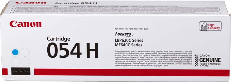 Canon Cartuccia toner a resa elevata 054 H, ciano