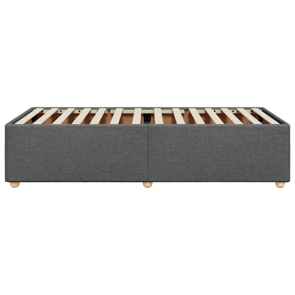 Giroletto senza Materasso Grigio Scuro 90x200 cm Tessuto 3284702