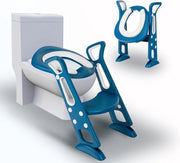 Water Closet Riducibile Opieleggiabile Bagnetto per Bambini in Altezza Regolabile - Blu