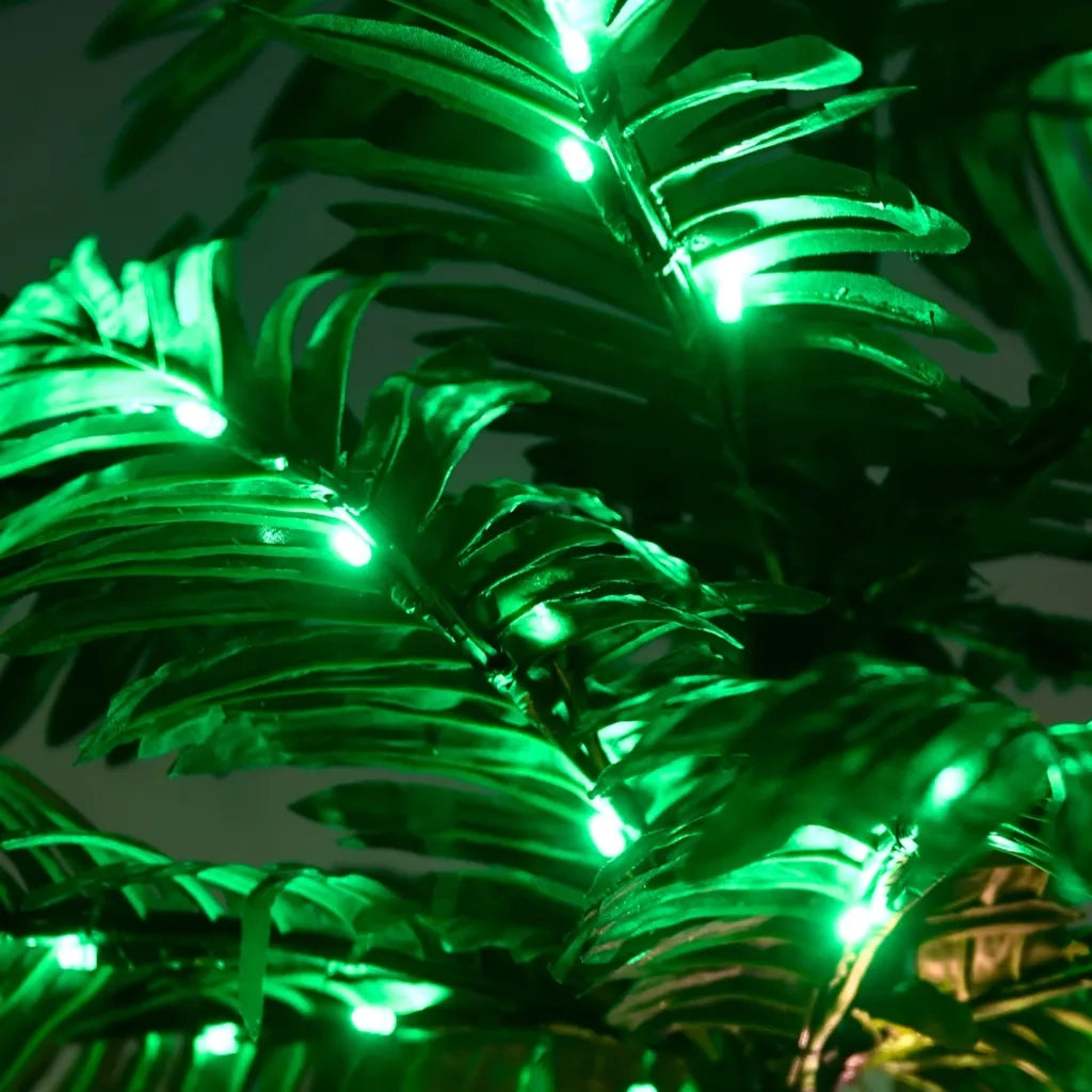 Palma con LED Bianco Caldo 96 LED 180 cm 345138