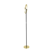 Piantana Industrial Minimal Castelpoto Acciaio Ottone 2 Luci Led 8,8W 2000Lm