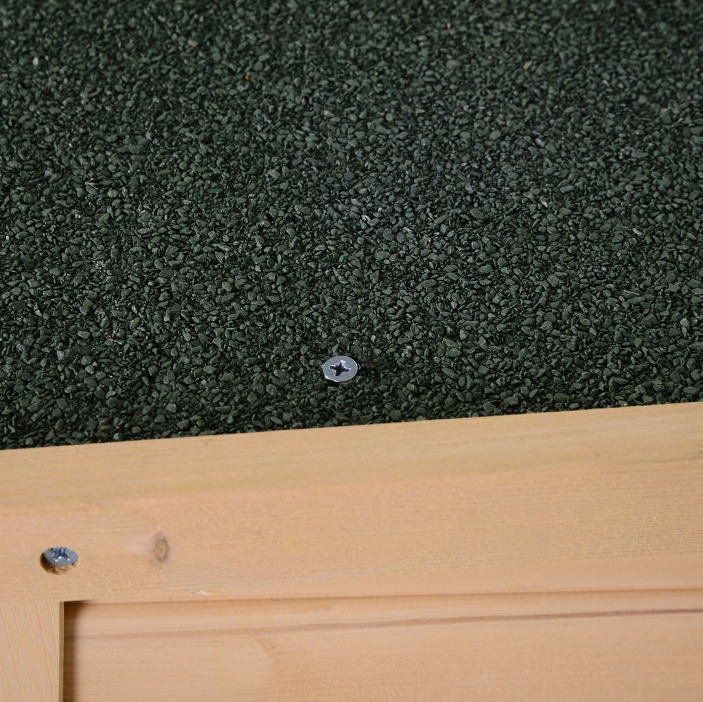 Armadio da giardino in legno con 2 ripiani, 75 x 56 x 115 cm