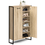 IDMarket - Scarpiera LUIS Armadio a 2 ante di design industriale