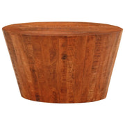 Tavolino da Salotto-Tavolino da soggiorno-Tavolo ?52x30 cm Legno Grezzo Massello di Mango