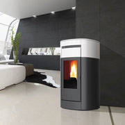 Stufa a Pellet Idro Ventilata 22,8 Kw EDILKAMIN VYDA2 H 22 UP Termostufa