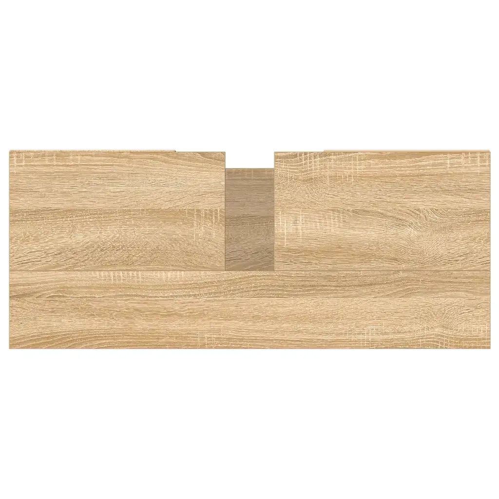 Mobile da Bagno Rovere Sonoma 80x33x60 cm in Legno Multistrato
