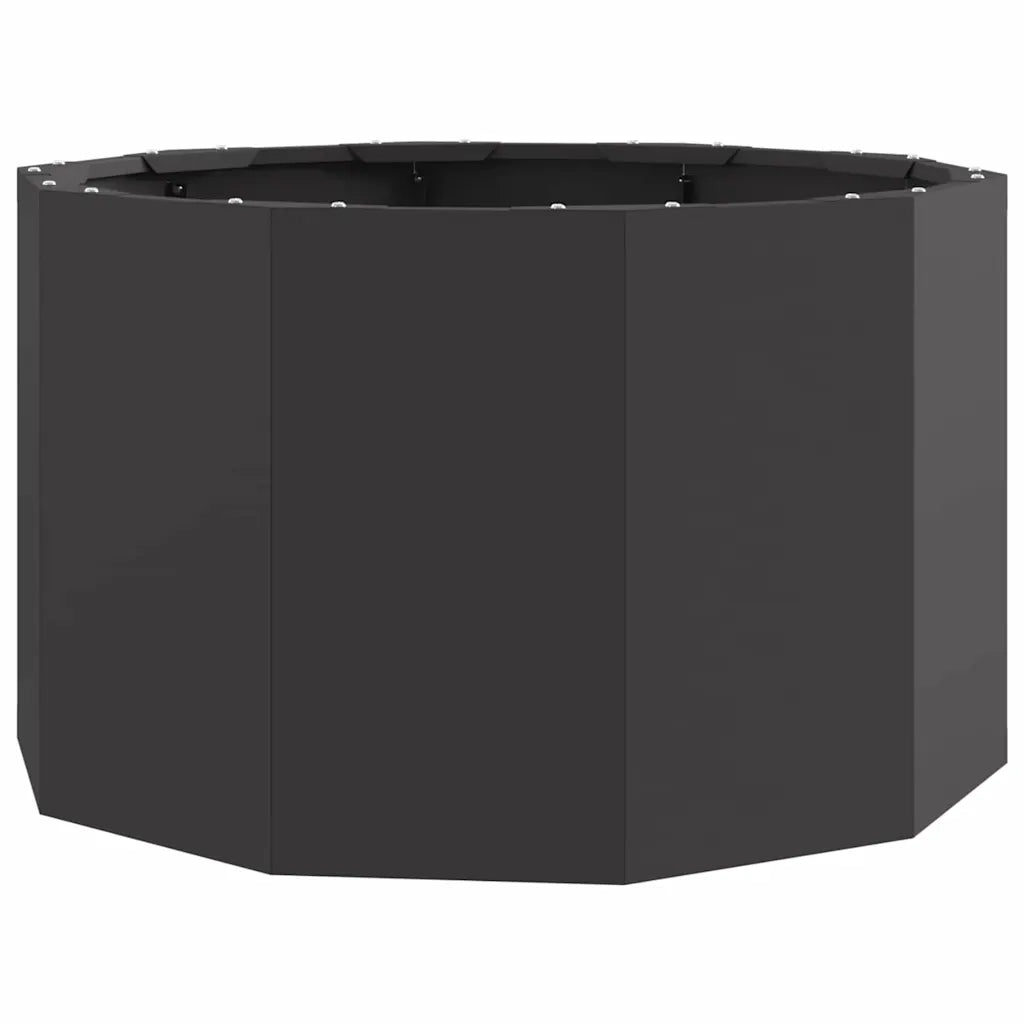 Fioriera Nero 60 x 60 x 35 cm Acciaio 883738