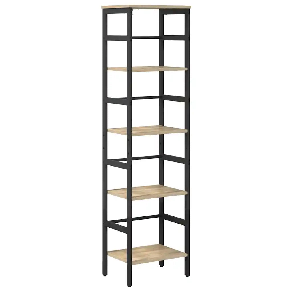 Libreria-Scaffale per Libri-Mobile di Stoccaggio Rovere Sonoma 40 x 29,5 x 149 cm Legno multistrato