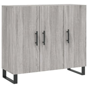 Credenza | Madia | Buffet da pranzo | Armadio da pranzo Grigio Sonoma 90x34x80 cm in Legno Multistrato