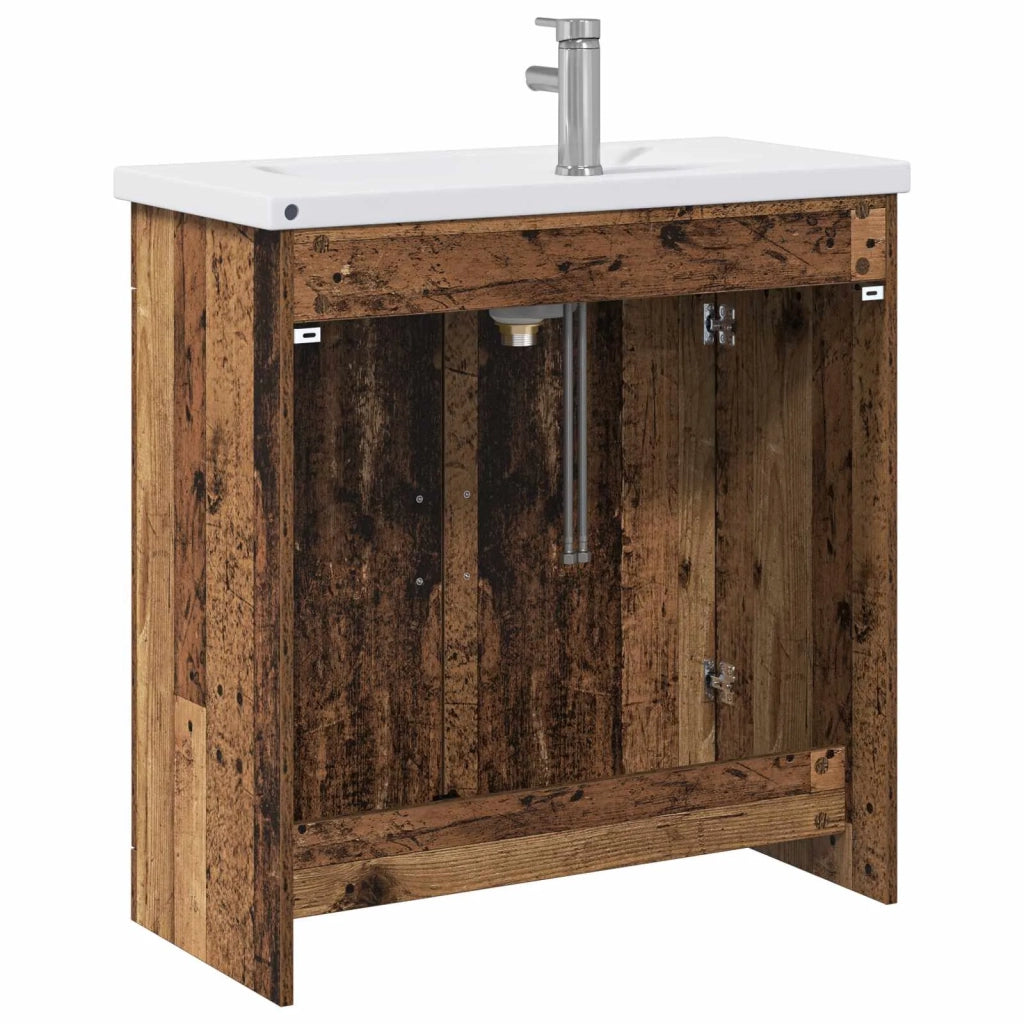 Set di mobili per il bagno Legno antico 81 x 40 x 84,5 cm 3404364