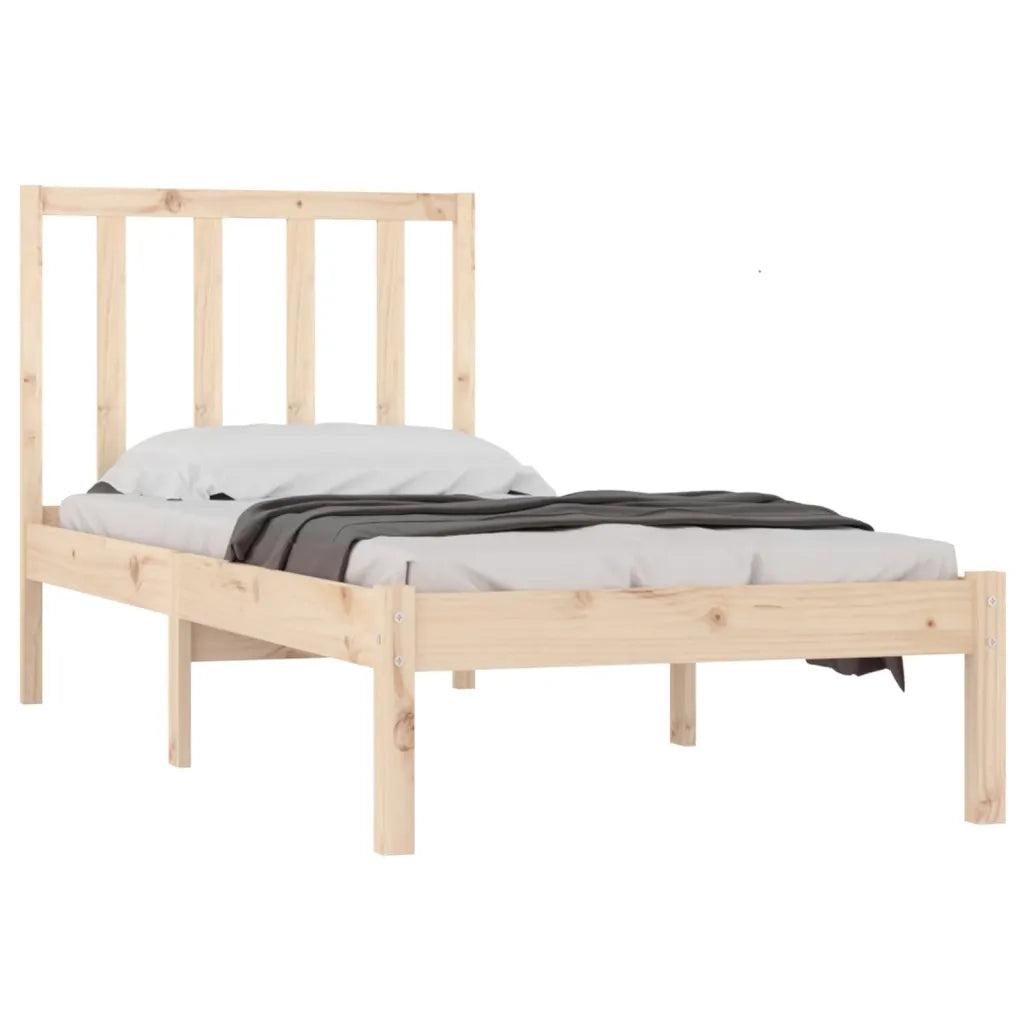 Giroletto-Struttura Letto in Legno Massello di Pino 90x200 cm 753013