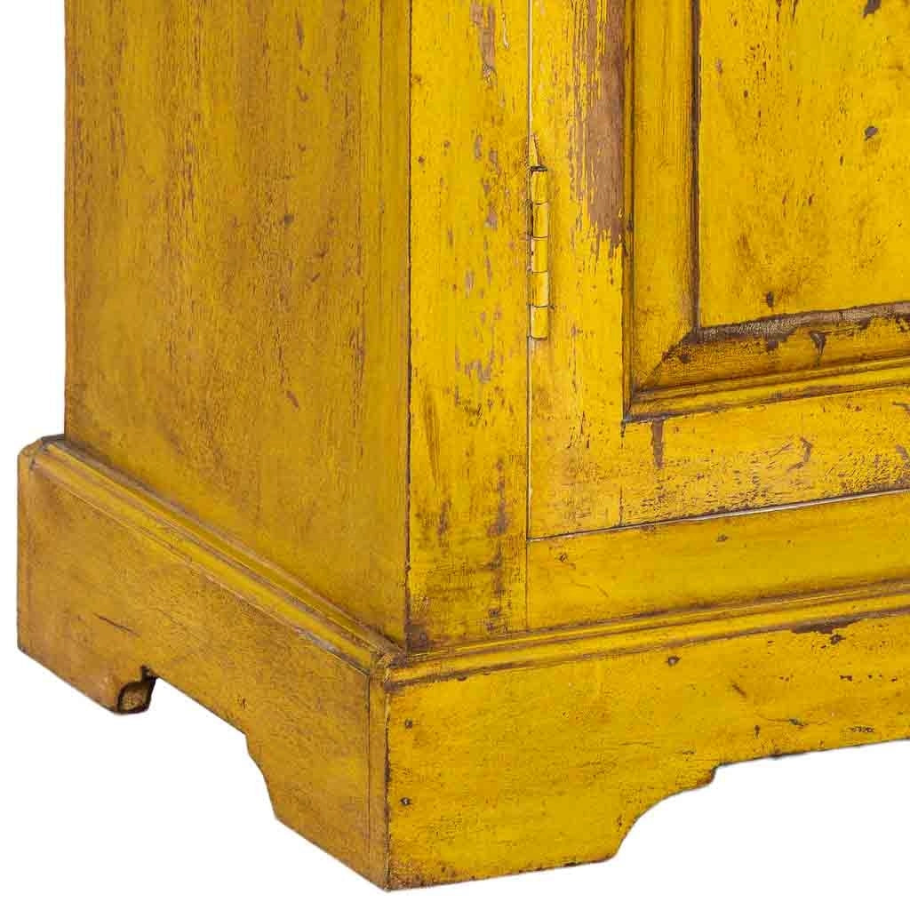 Vetrina in legno giallo 105x40x180h cm