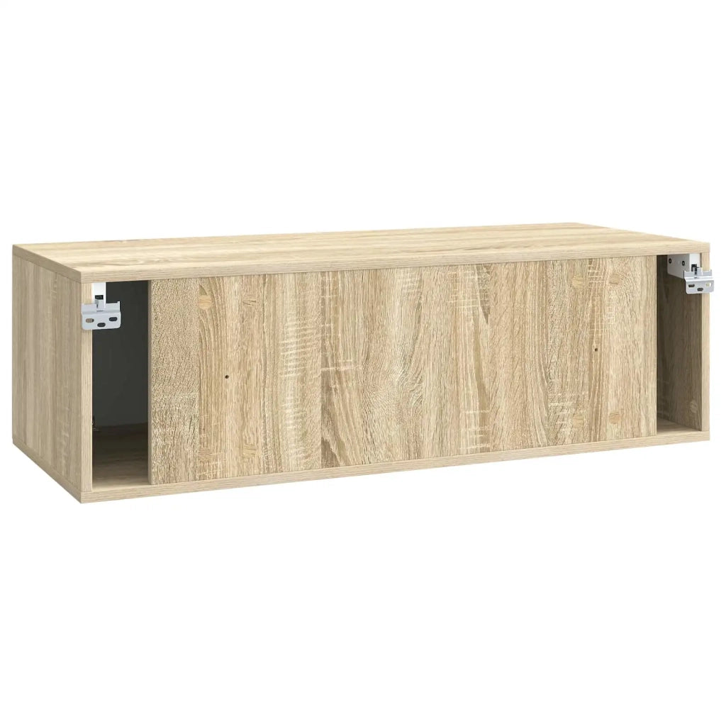 Mobile Porta TV da Muro-Credenza per TV sospesa Rovere Sonoma 98 x 41 x 30 cm 199218