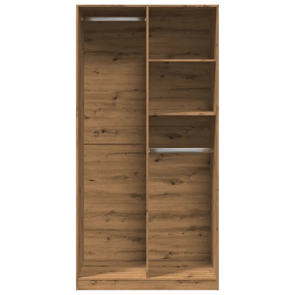 Armadio Rovere Artigianale 100x50x200 cm in Legno Multistrato 3307773