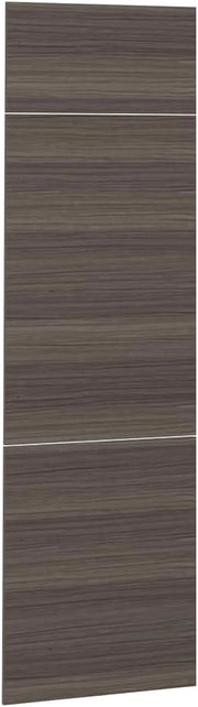 Frontale cucina R-Line, Grigio nobile, 59.6 x 196 cm frontale del mobile per mobile per frigorifero