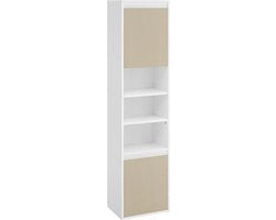 Cassettiera da bagno - Organizzatore di archiviazione - Mobile a pannelli - Massimo carico statico 15 kg per pannello - 30cm x 40cm x 160cm