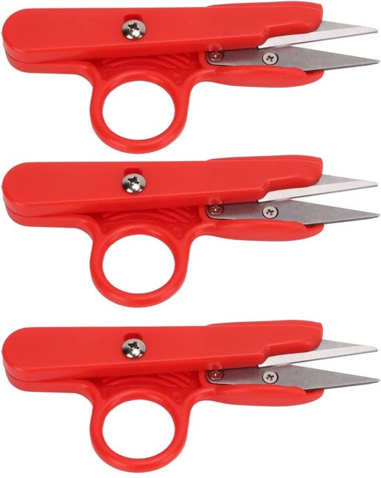 Taglieri a filo 3 pezzi - Forbici in acciaio inossidabile - Multifunzionale - Compatta e portatile - Ideale per fili e tessuti - Adatto per appassionati di fai da te