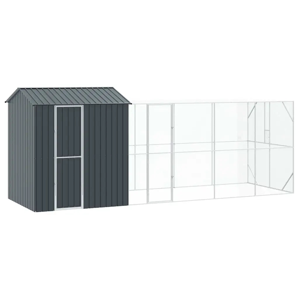 Gabbia per uccelli Antracite 621 x 208 x 247 cm Acciaio zincato 3325157