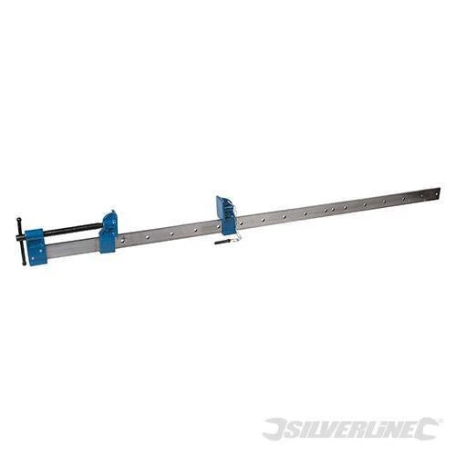 Morsa falegnameria in acciaio con regolazione e perno di serraggio a vite silverline - 900mm