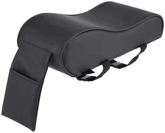 Sostegno per braccio in Memory Foam - Cuscino per bracciolo auto - Cuscino in pelle - Sostenibile - Respirante - Riduce la fatica - Cuscino per bracciolo
