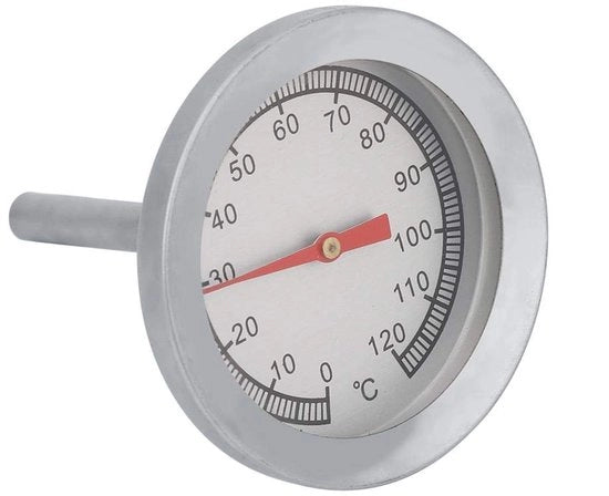 Termometro per Pizza - Termometro per BBQ - Termometro per Griglia - Misura Temperatura 0-120℃ - Facile da Installare - Alta Durata - Termometro per Griglia