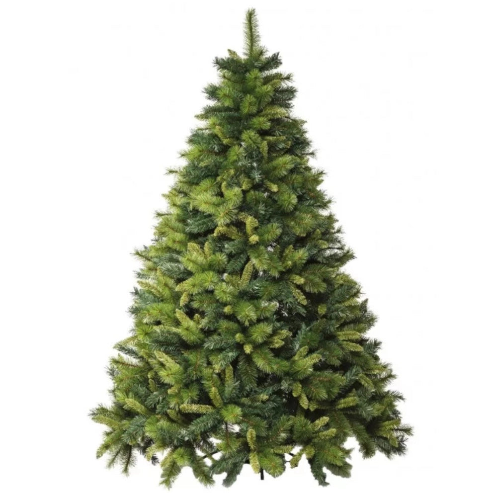 Albero di natale justin collezione xone elegante e imponente *** misura h 210, confezione 1