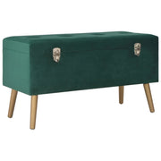Panca con vano contenitore 80 cm velluto verde 02_0010985