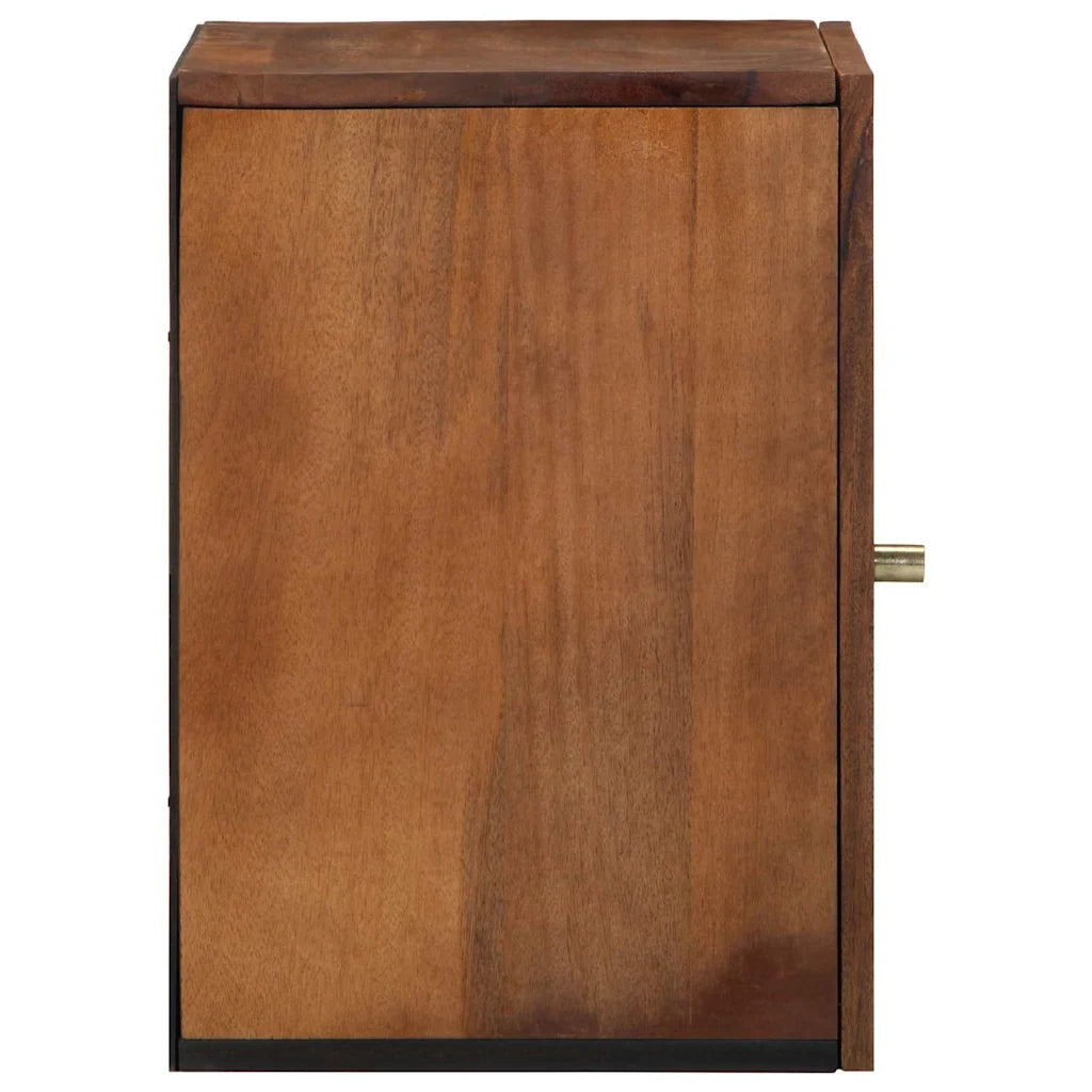 Armadietto a muro con porta Marrone miele 38 x 33 x 48 cm 4018756