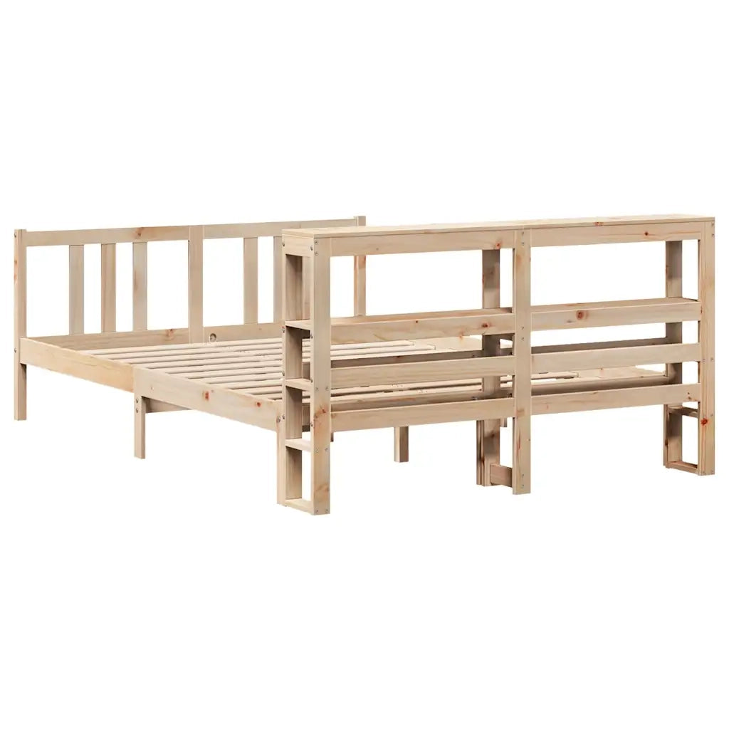 vidaXL Giroletto con Testiera 120x200 cm in Legno Massello di Pino