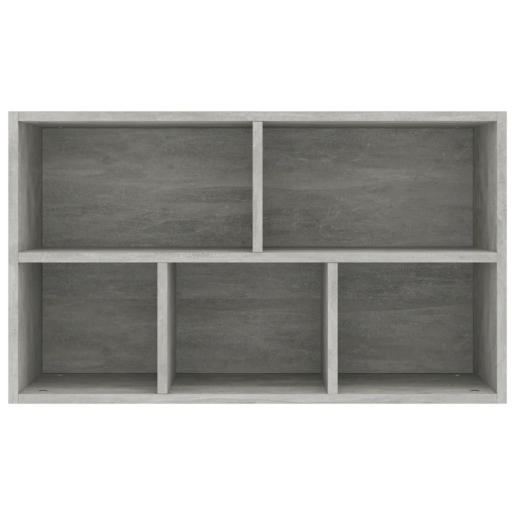 Libreria/Credenza Grigio Cemento 50x25x80 cm in Truciolato   cod mxl 9458