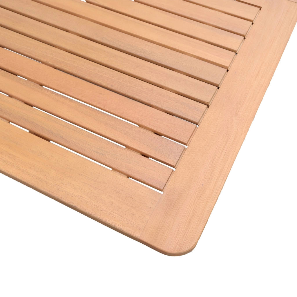 Set tavolo da giardino estensibile in legno di eucalipto con 8 sedie,