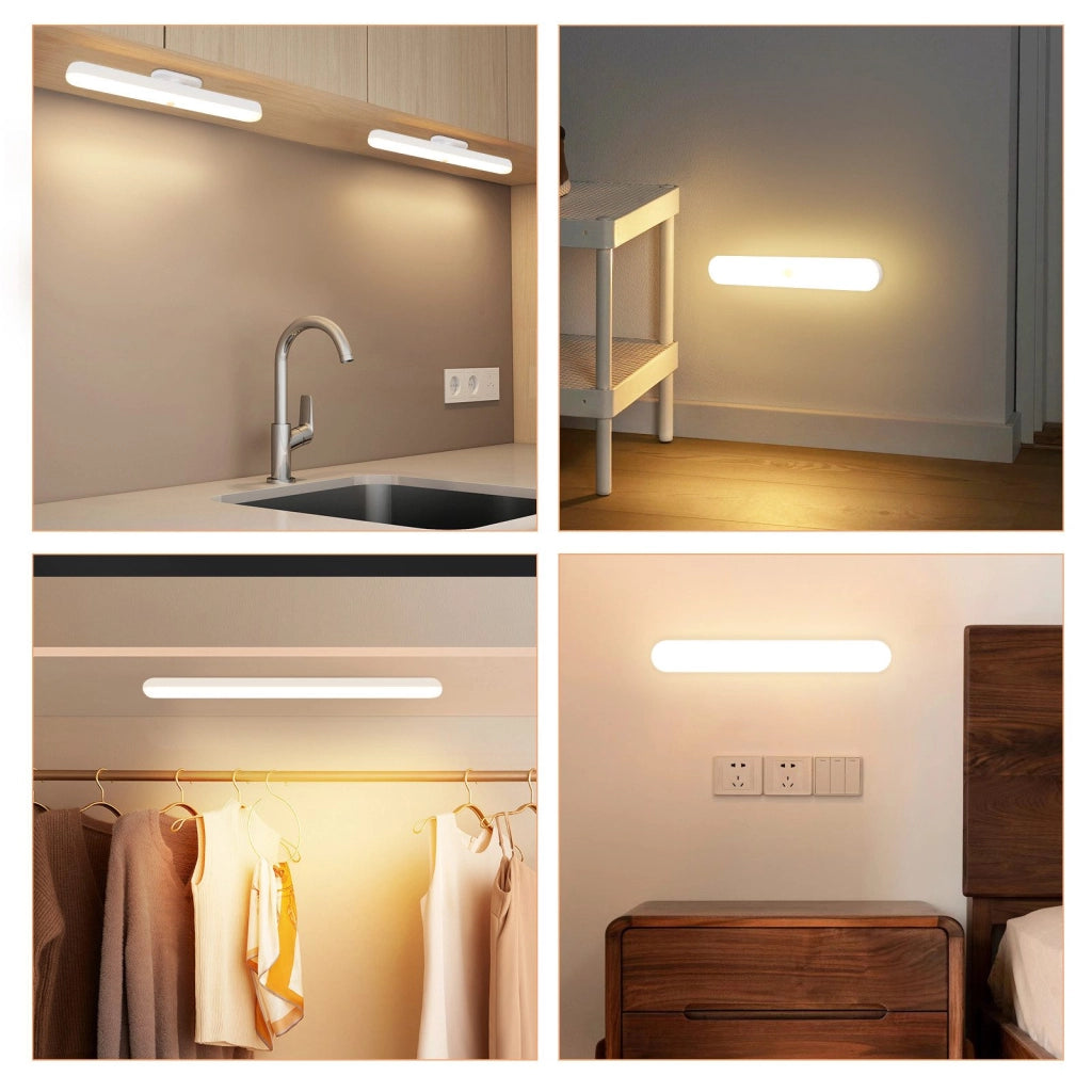 ZMH Lampada da parete LED per interni dimmerabile luce sottopensile da 24cm luce notturna a batteria luce senza fili