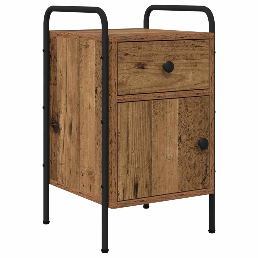Armadio da Notte 2 pz Legno antico 35 x 36,5 x 61 cm 8007656