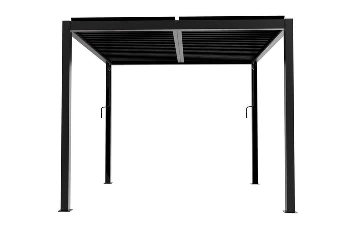Pergola Bioclimatica 4x4 m in Alluminio Grigio scuro