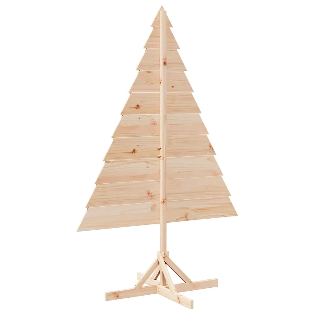 Albero di Natale Decorativo in Legno 180 cm in Legno Massello 4019702