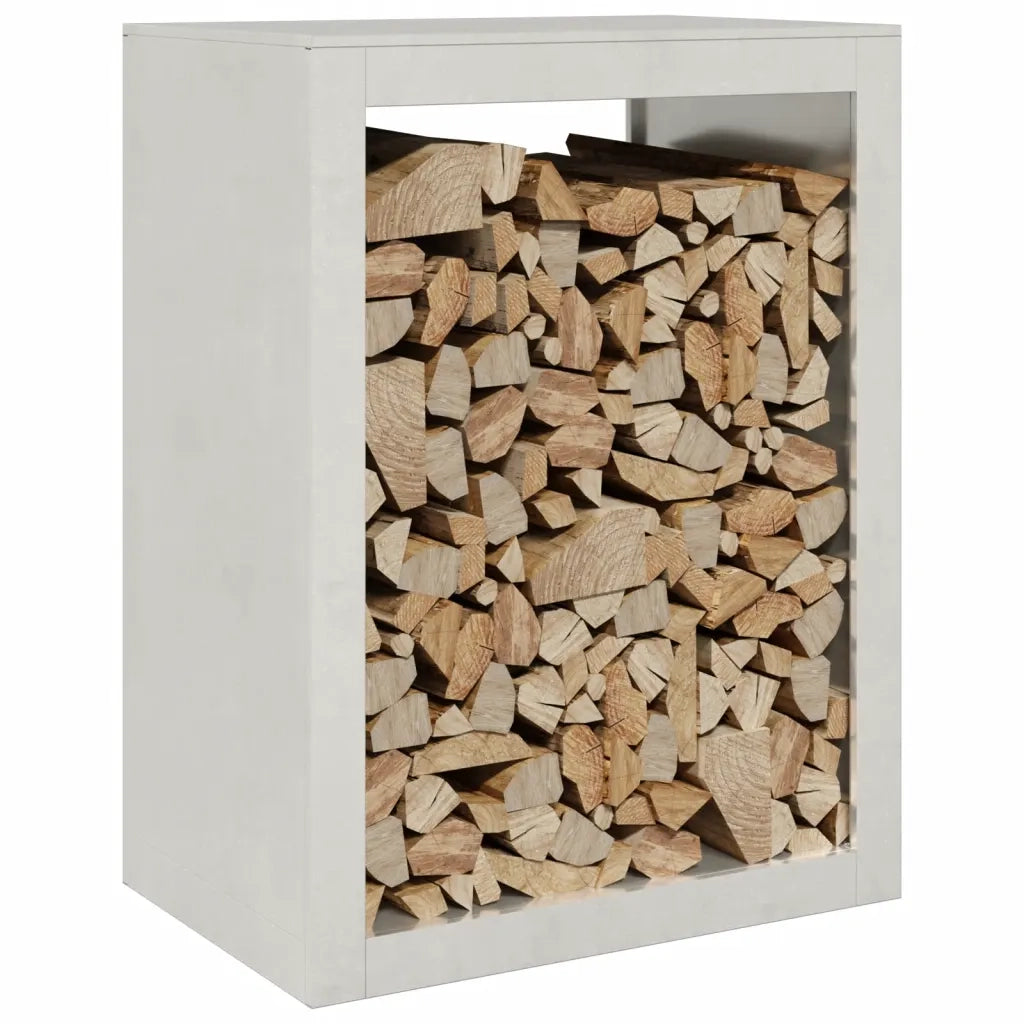 Rastrelliera per Legna da Ardere-Portalegna 60x40x80 cm in Acciaio Inox