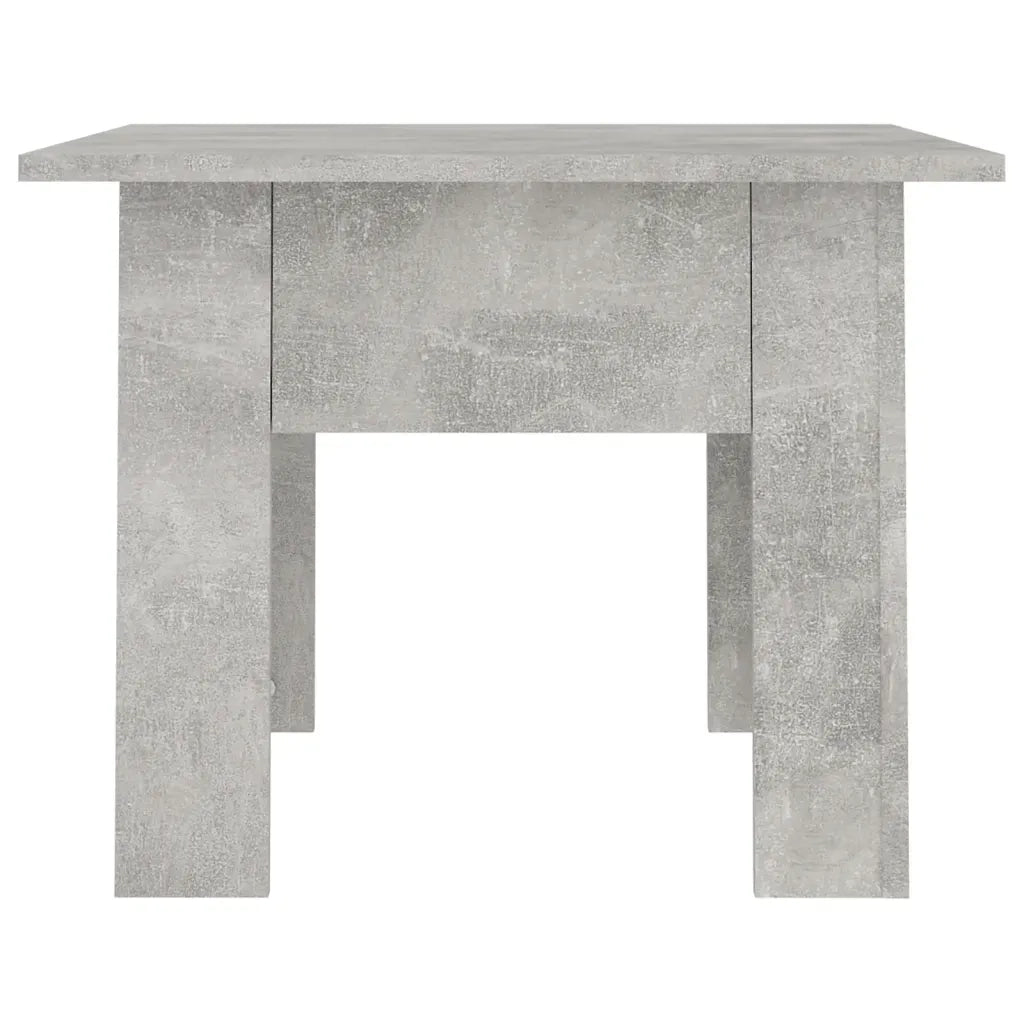 Tavolino da Caffè Grigio Cemento 55x55x42 cm in Truciolato 810239