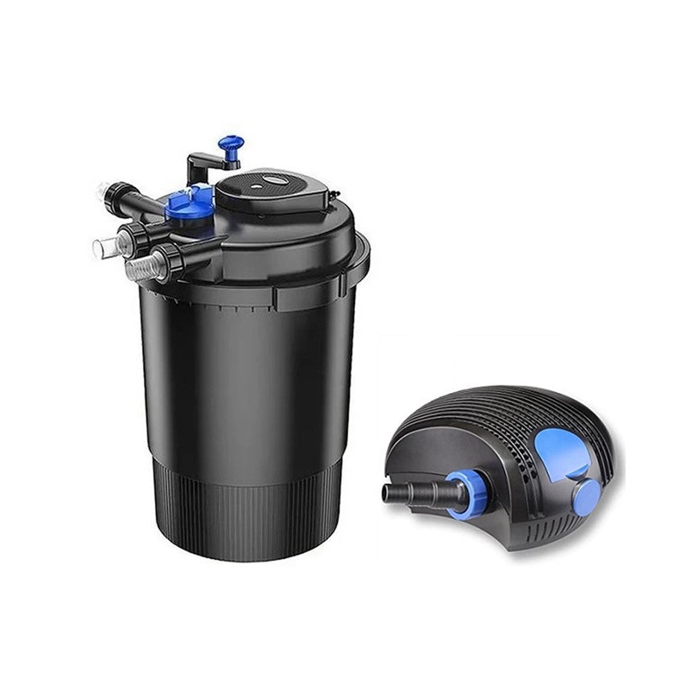 SunSun Kit PRO CPF per laghetti fino a 15000 litri con filtro pressurizzato, UV-C integrato e pompa di risalita professionale