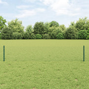 Pali Recinzione  5 pz U-Channel Verde 40 cm Acciaio