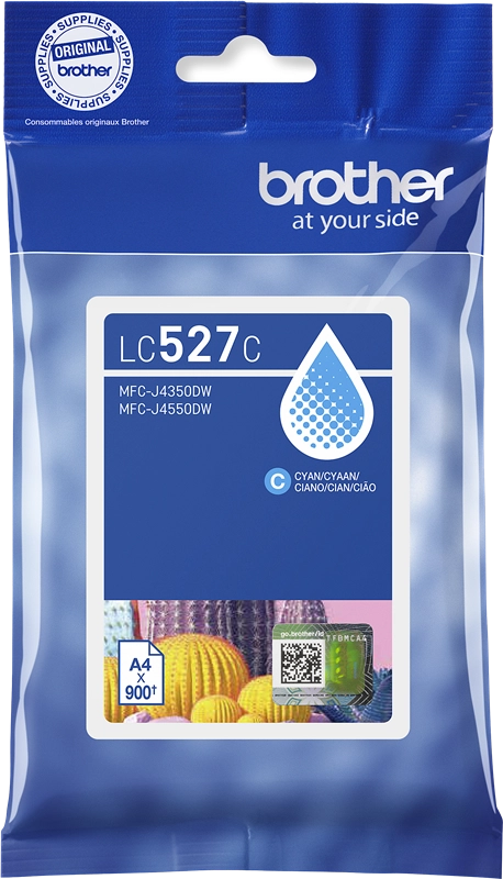 Brother LC527C cartuccia d'inchiostro 1 pz Originale Ciano