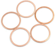 Set di 5 Tasselli di Sigillatura a Cuscinetto Ovale in Ottone da 32 mm