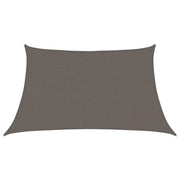 Vela Parasole | Telo Ombra | Vela da ombra 160 g/m2 Antracite 3/4x2 m in HDPE