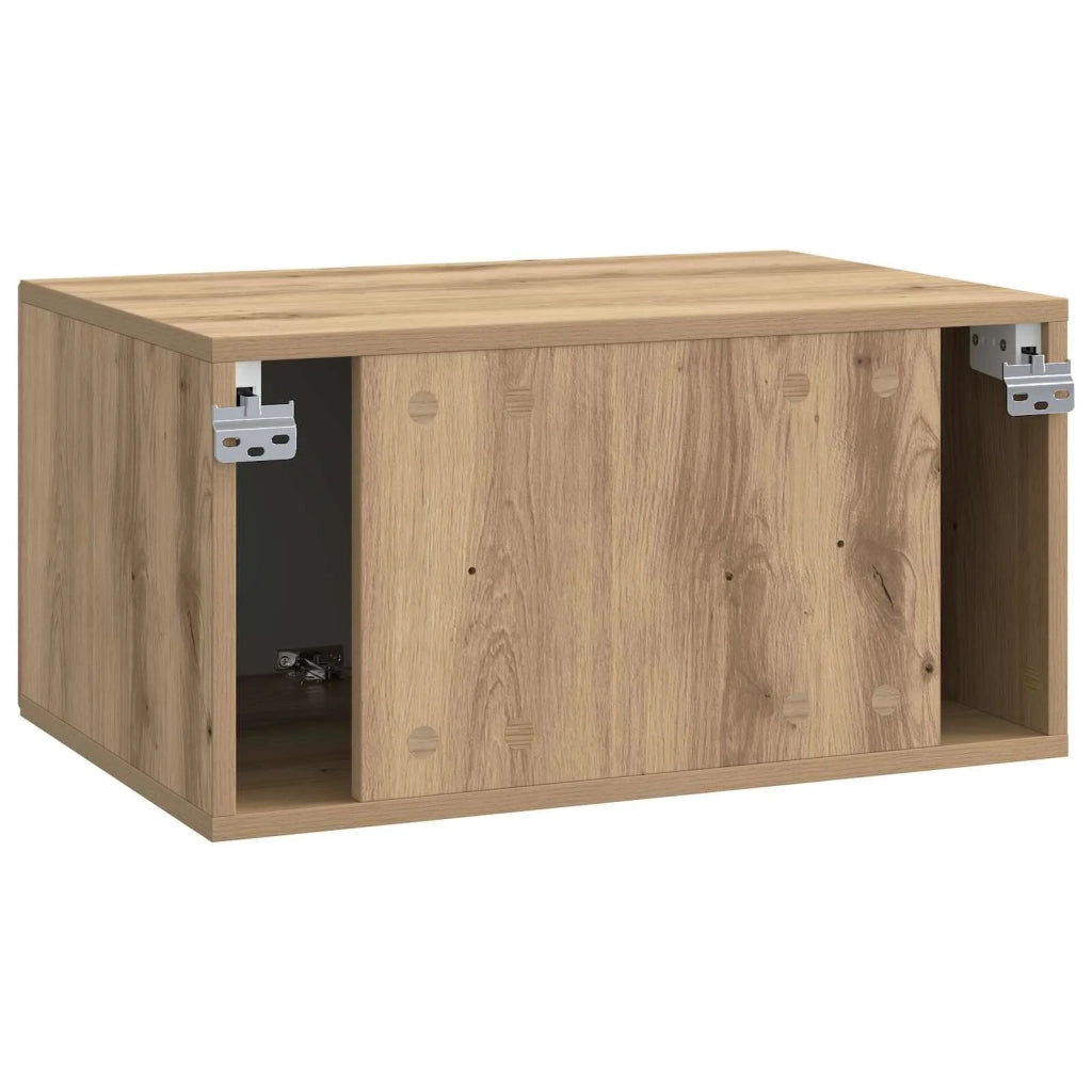 Mobile Porta TV da Muro Rovere Artigianale 59,5 x 41 x 30 cm