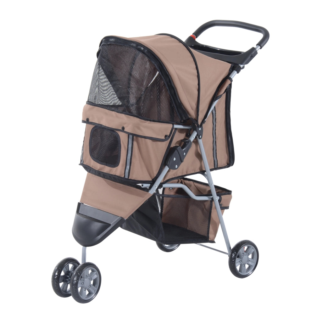 Carrello per animali domestici pieghevole ¨C zephmum ¨C Grigio
