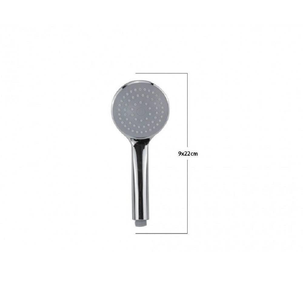 Trade Shop - Soffione Doccia 9 X 22 Cm Doccetta Monogetto Universale Flessibili 1/2" 69077 -