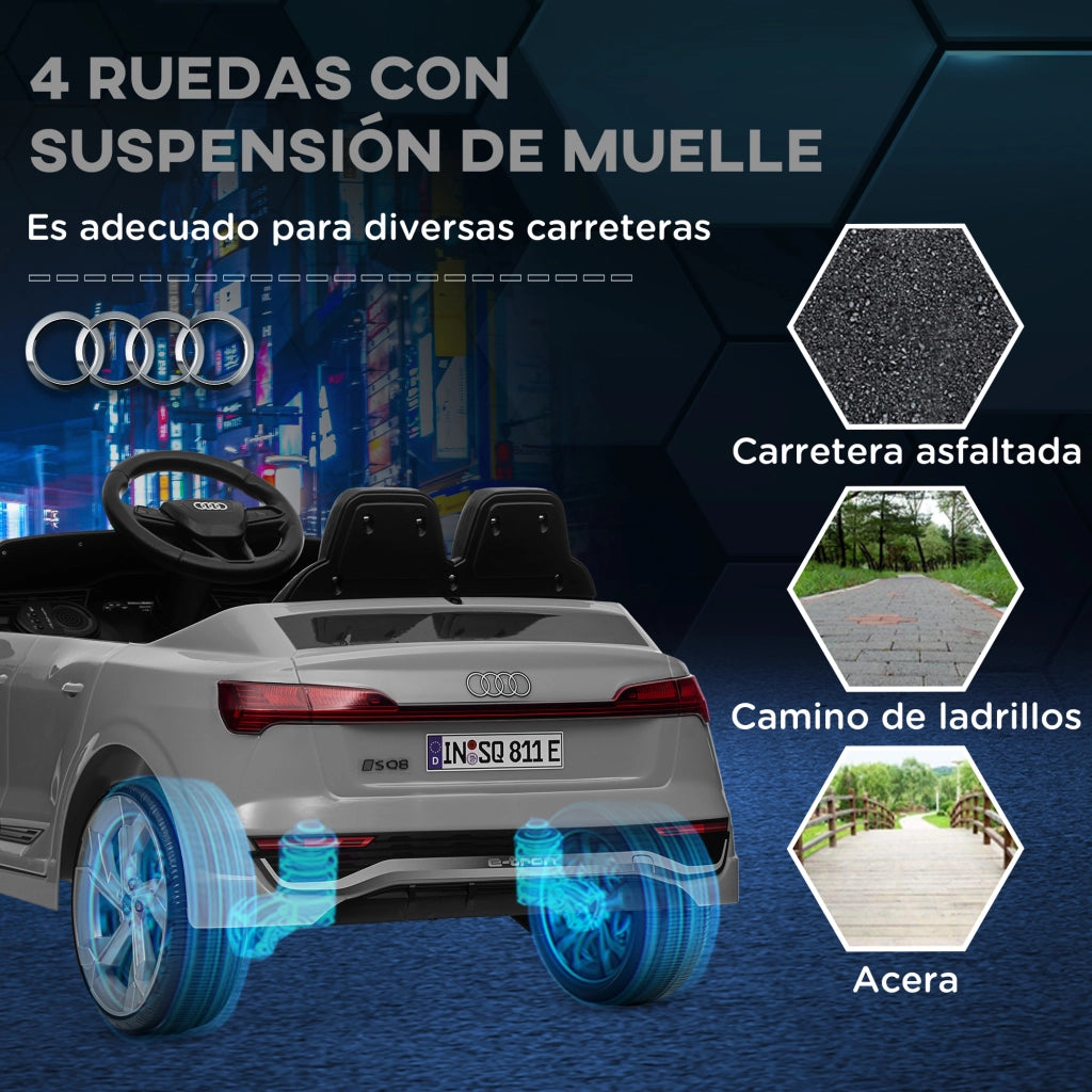 Auto Elettrica per Bambini Audi Q8 e-tron Sportback ¨C Minimal ¨C Grigio