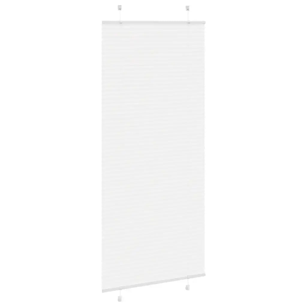 Tenda Plissettata Bianca 100x200 cm Larghezza Tessuto 99,4 cm 4015517