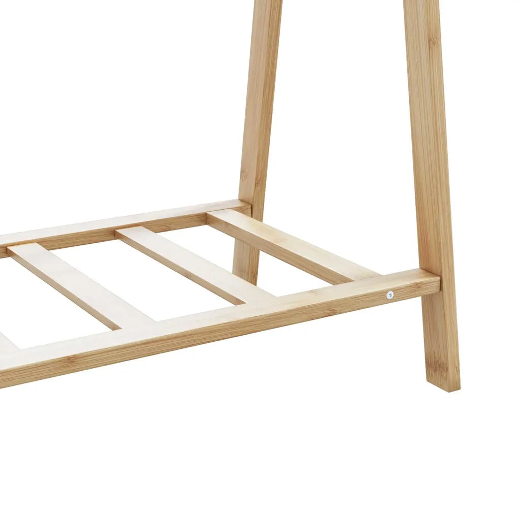 Appendiabiti con Ripiani 106x34x102 cm in Bambù 4008904