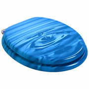 Sedile per toilette con chiusura morbida Goccia blu 44 x 38 cm CFW7670949