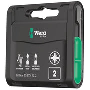 Wera 20 BTH PZ 2 punta per cacciavite 20 pz
